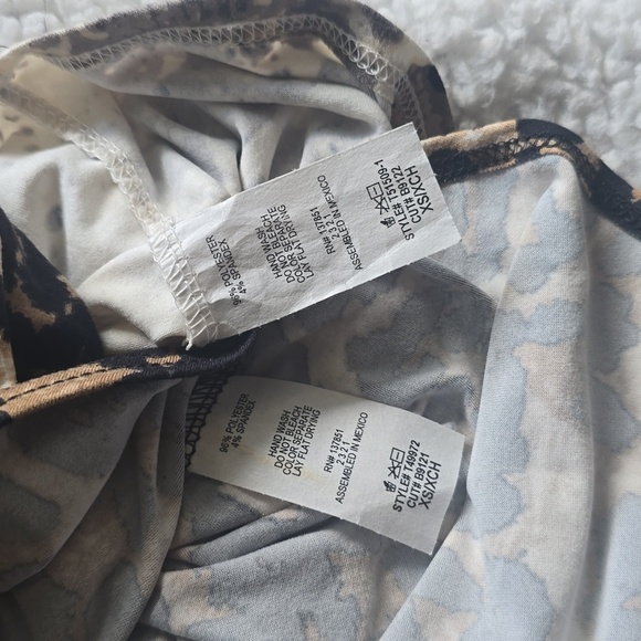 Gaze Animal Print Women's Bodysuit Set Of 2 Tops - Picture 10 of 14